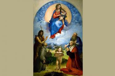 LA MADONNA DI FOLIGNO PER DONARE LUCE E GIOIA