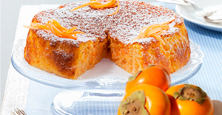 Contro i malanni di stagione, la Kaki Cake con tanta vitamina C