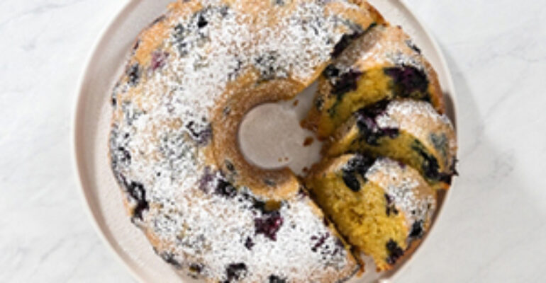 Plumcake al mirtillo nero super vegan