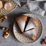 Benvenuto autunno con la torta alle nocciole senza lievito e burro