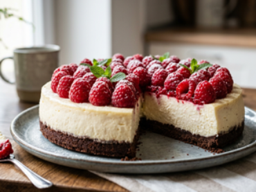 Per Pasqua, il dolce anti-age amico della pelle: la torta fredda “lamponi e cacao”